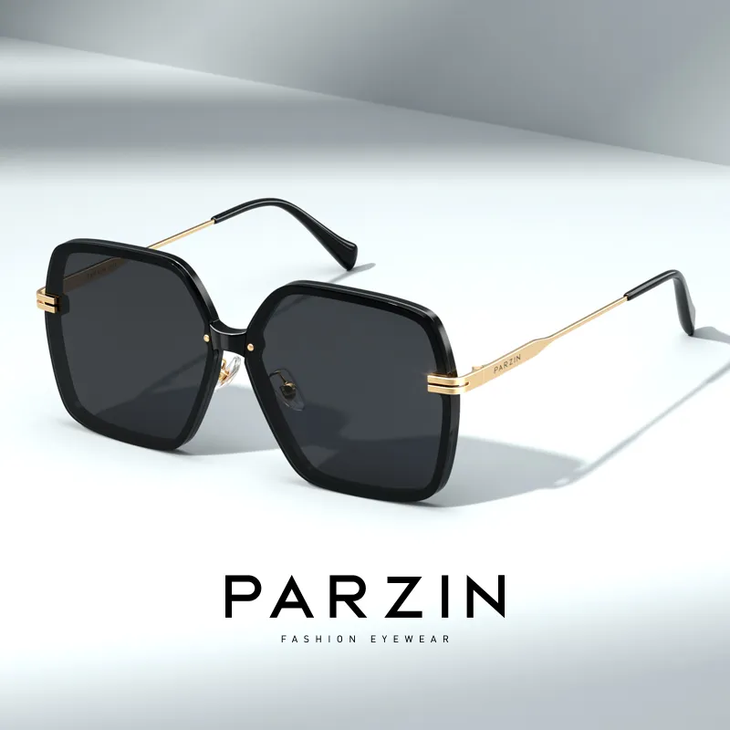 PARZIN Irregular Shape Ink Lenses Women's-3