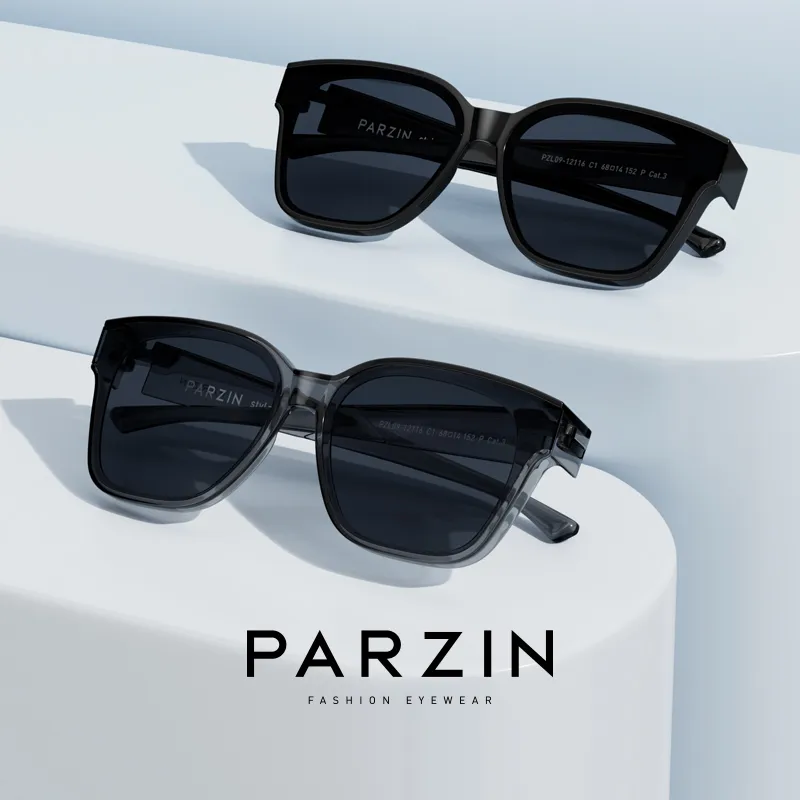 PARZIN TR90 Square Sunglasses Unisex-4