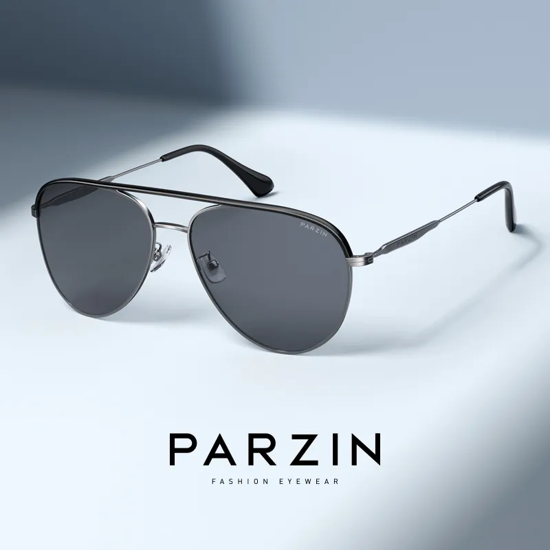 PARZIN Aviator Sunglasses Men's-3