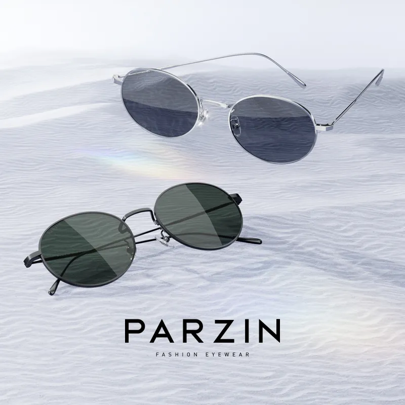 PARZIN Alloy Oval Sunglasses Unisex-4