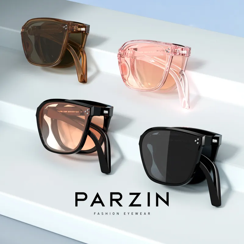 PARZIN EMS Square Sunglasses Unisex-5
