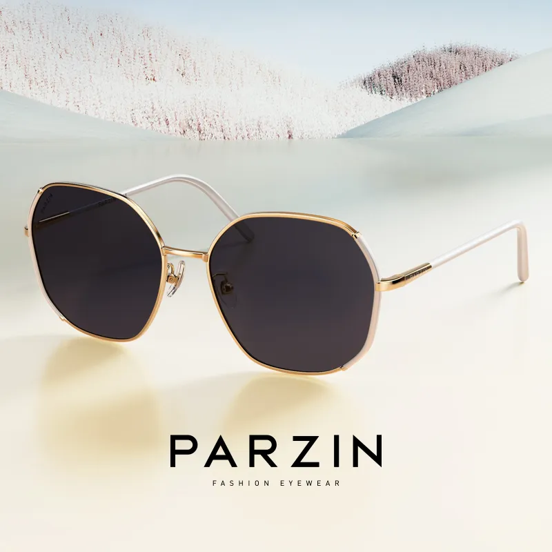PARZIN Irregular Shape Sun Protection Sunglasses With Polarized Lenses Women's-4