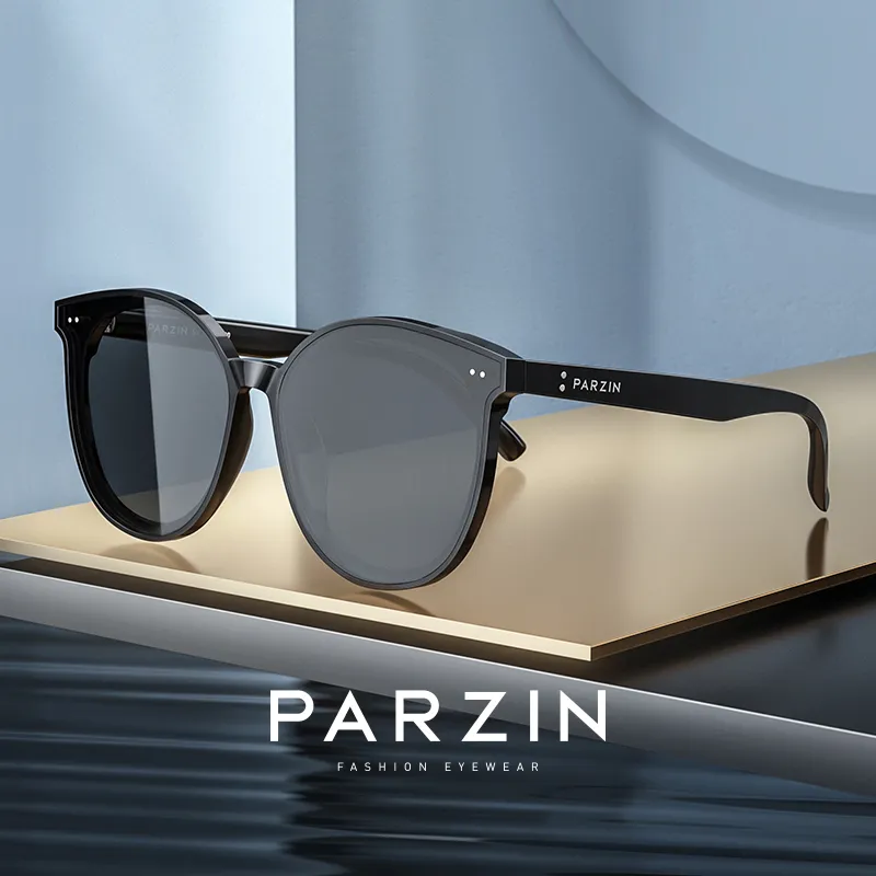 PARZIN TR90 Round Sunglasses Unisex-1