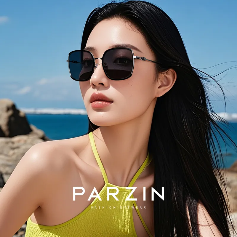 PARZIN Alloy Square Sunglasses Women's-1