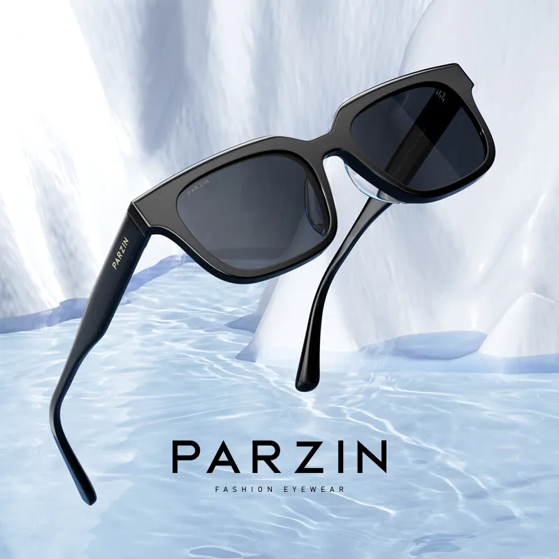 PARZIN Square Ink Lenses Unisex-15