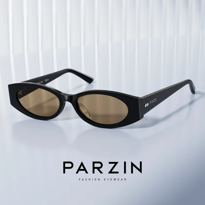 PARZIN Plate Frame Irregular Shape Sunglasses Unisex-2