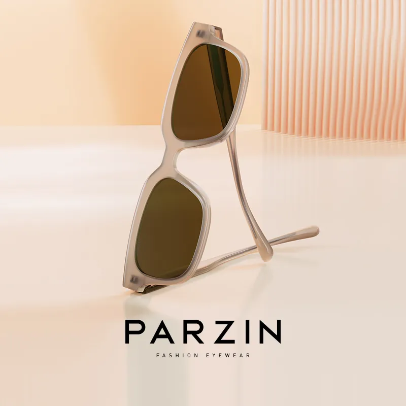 PARZIN Square Ink Lenses Unisex-9