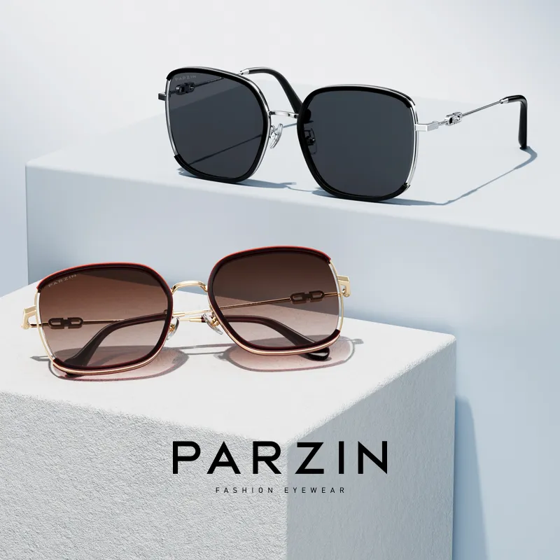 PARZIN Alloy Square Sunglasses Women's-9