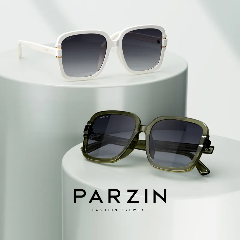 PARZIN EMS Square Sunglasses Women's-11
