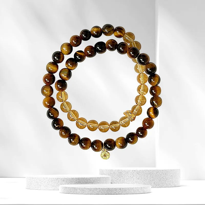 Star Treasures Tiger's Eye Stone Jade Bracelets Women's-1
