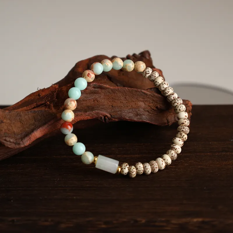 There Is You In The Long World Star Moon Bodhi Seeds Bracelets Unisex-2