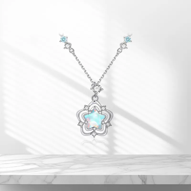 Star Treasures S925 Silver Necklaces Women's-2