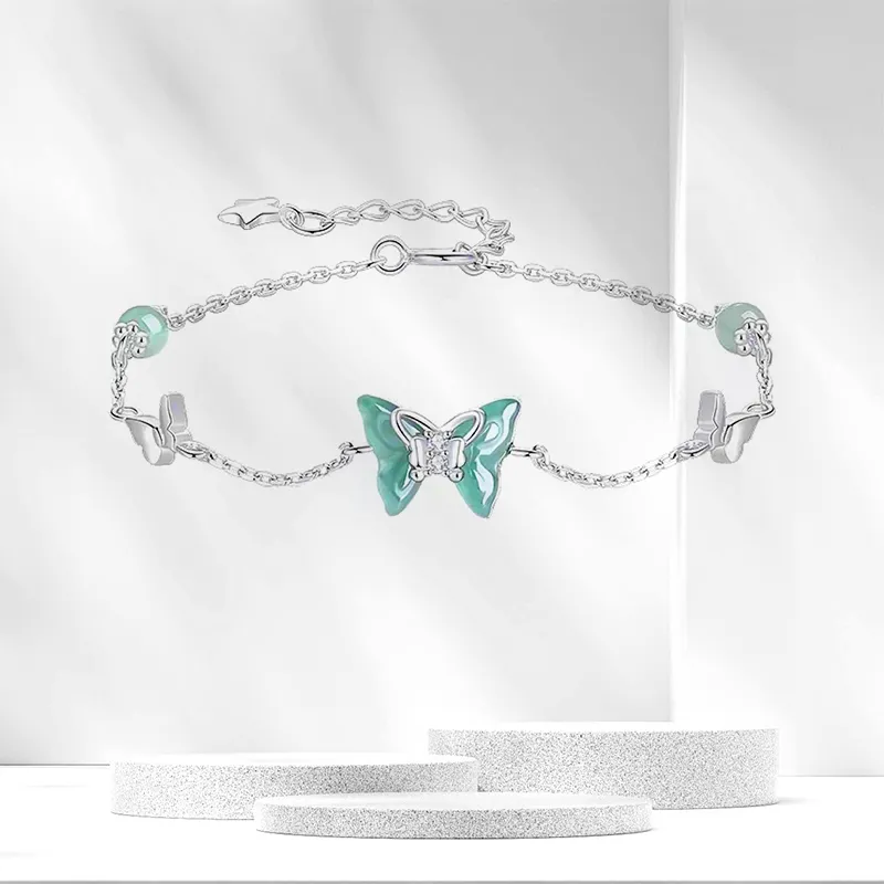 Star Treasures Ice Glutinous Jadeite Bracelets Women's-2
