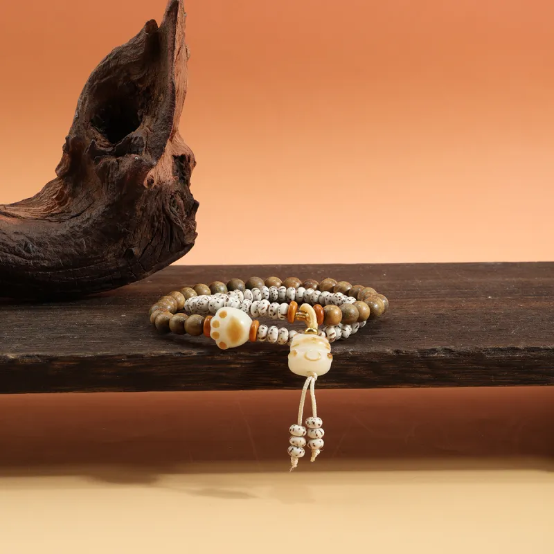 Star Treasures Star Moon Bodhi Seeds Bracelets Women's-1