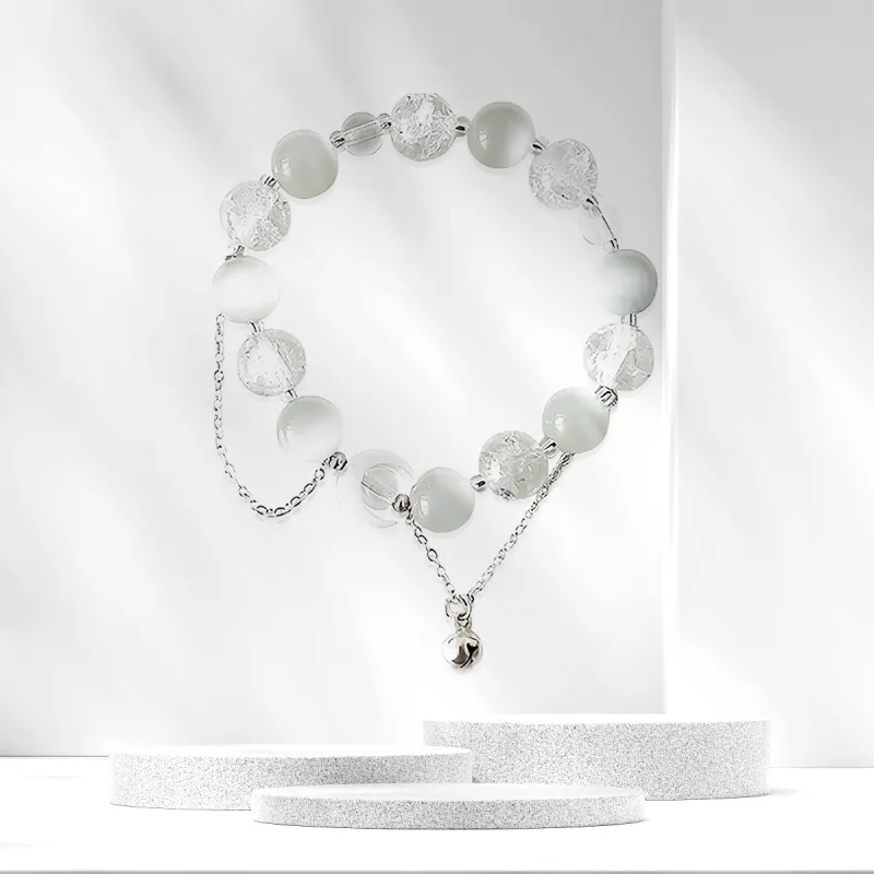 Star Treasures Glass Cat Eye Bracelets Women's-2