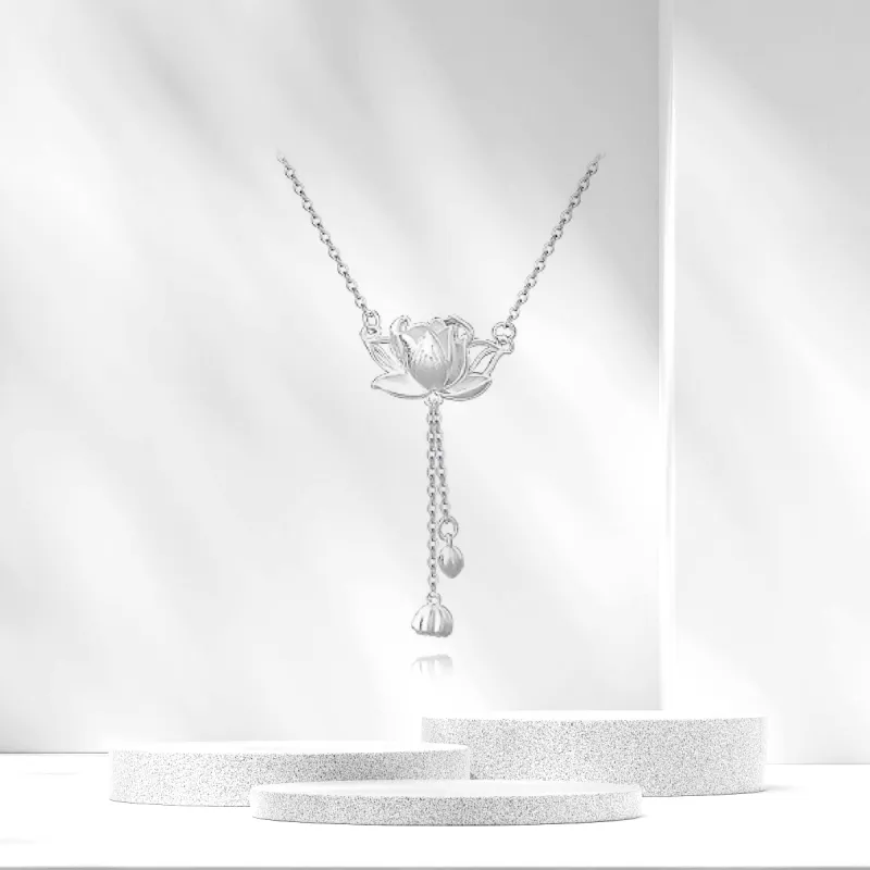 Star Treasures S999 Fine Silver Necklaces Women's-2