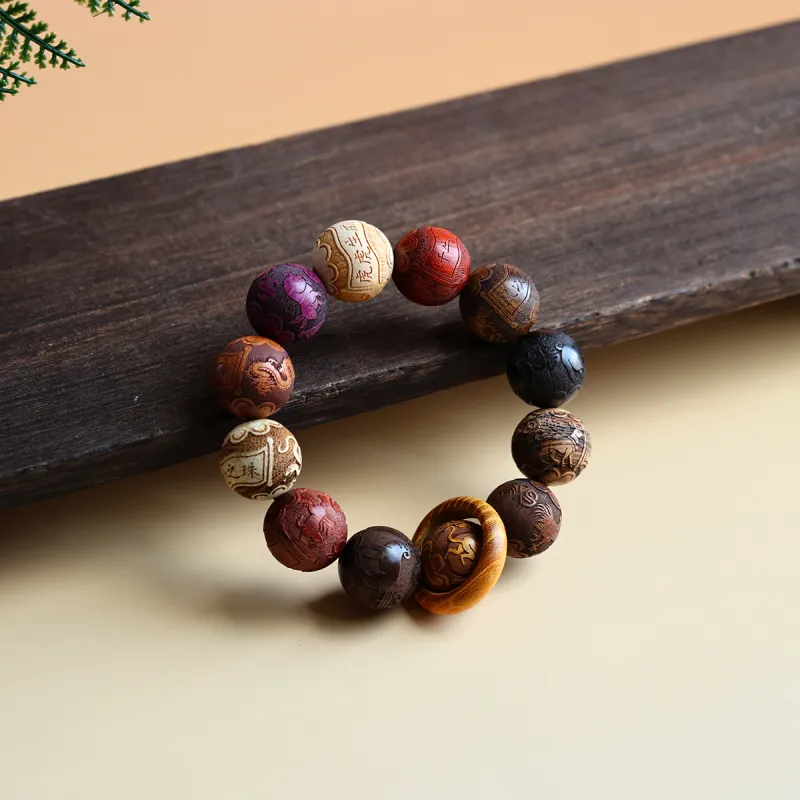 Star Treasures Golden Sandalwood Bracelets Unisex-1