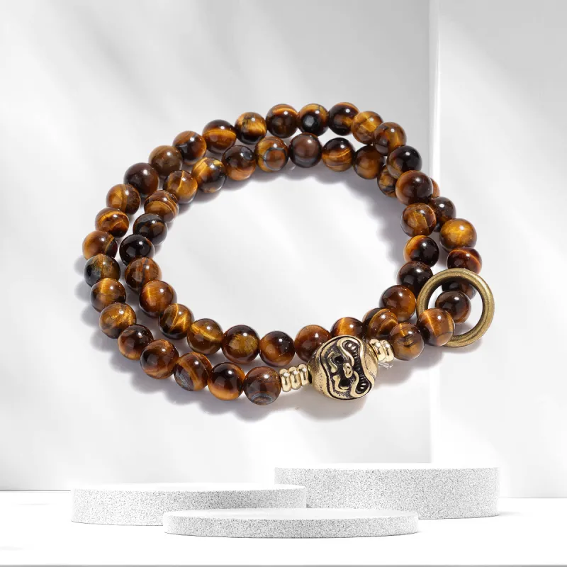 Star Treasures Tiger's Eye Stone Bracelets Unisex-1