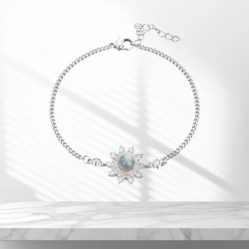 Star Treasures Glass Cat Eye Bracelets Women's-1