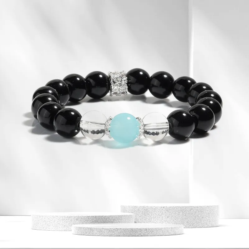 Star Treasures Obsidian Bracelets Unisex-2