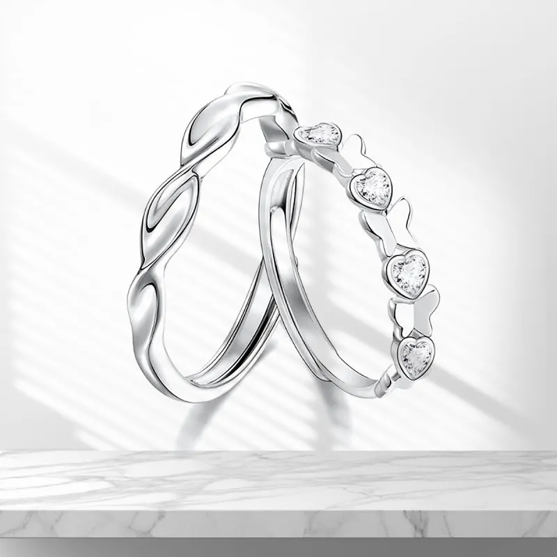 Star Treasures Alloy Rings Unisex-2