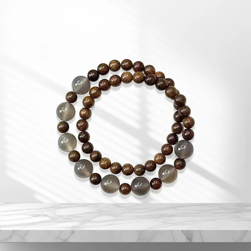 Star Treasures Golden Sandalwood Bracelets Unisex-2