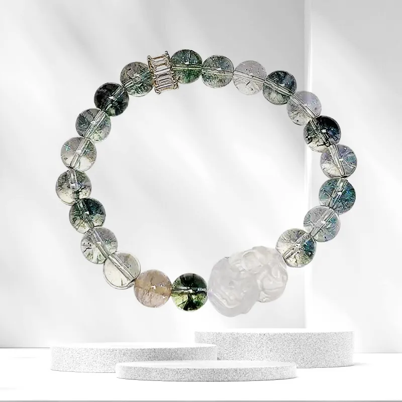 Star Treasures Colored Glaze Jade Bracelets Women's-1