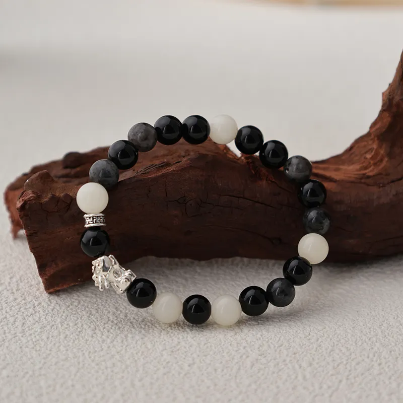 Star Treasures Glass Cat Eye Bracelets Unisex-3
