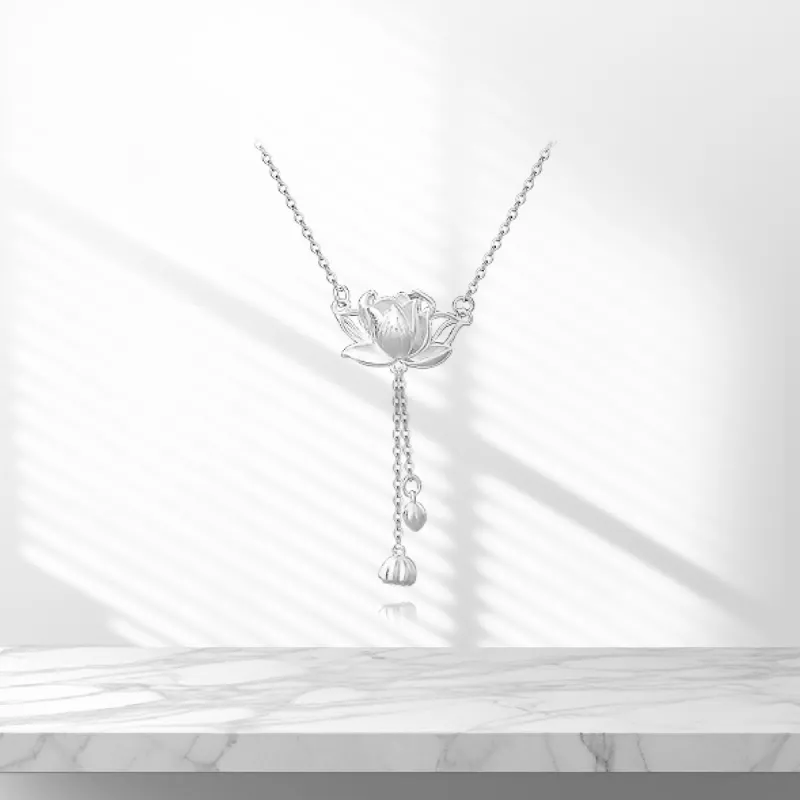 Star Treasures S999 Fine Silver Necklaces Women's-1