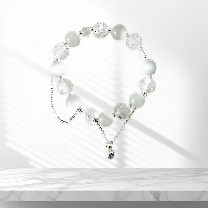 Star Treasures Glass Cat Eye Bracelets Women's-1