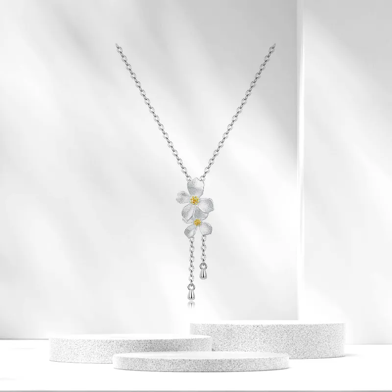 Star Treasures S999 Fine Silver Necklaces Women's-1