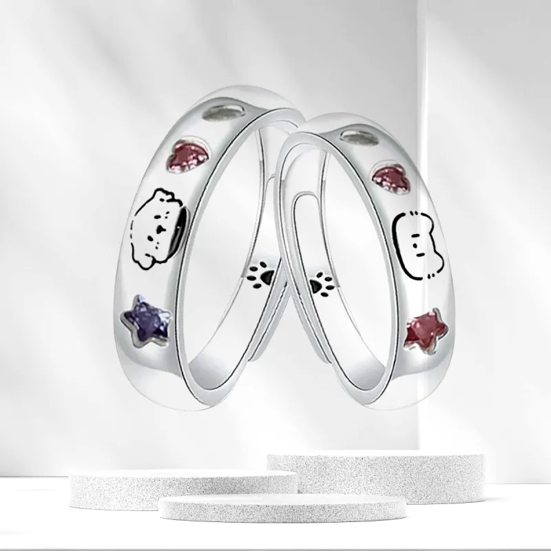 Star Treasures Alloy Rings Unisex-1