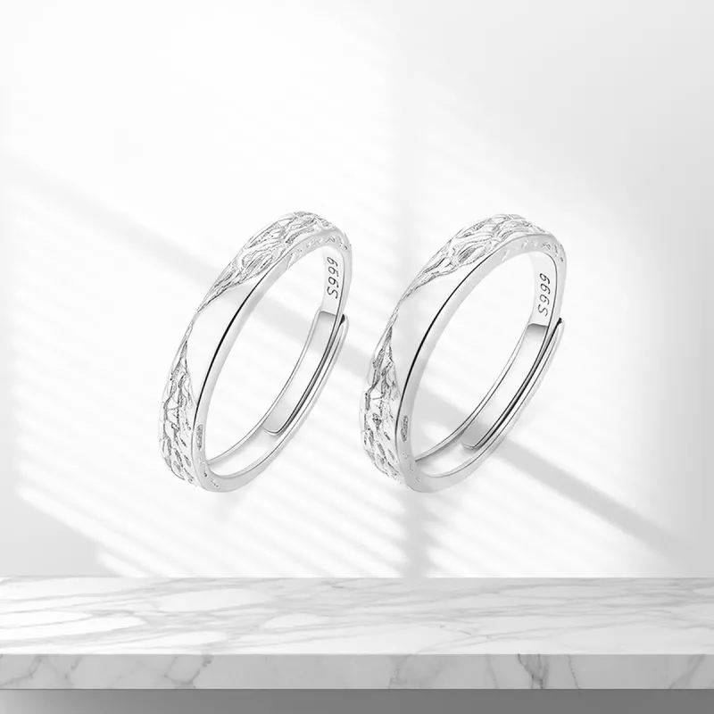 Star Treasures S999 Fine Silver Rings Unisex-1