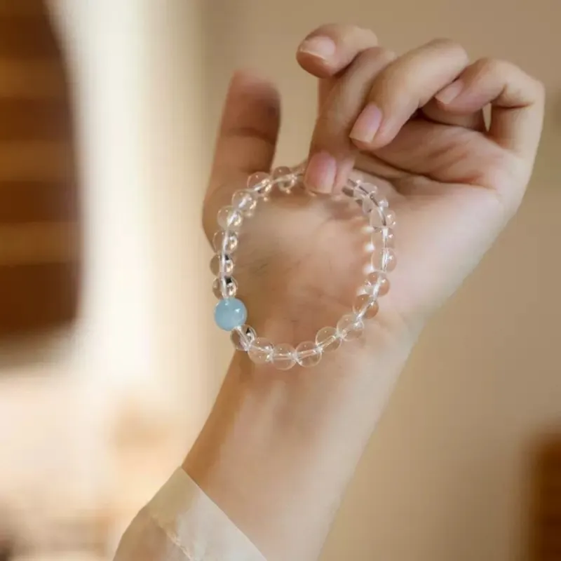 Star Treasures Colored Glaze Jade Bracelets Women's-3