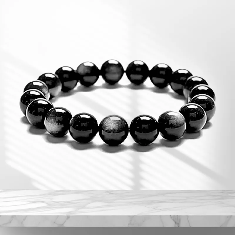 Star Treasures Obsidian Bracelets Unisex-2