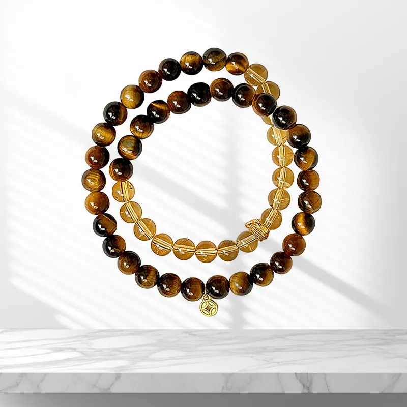 Star Treasures Tiger's Eye Stone Jade Bracelets Women's-2