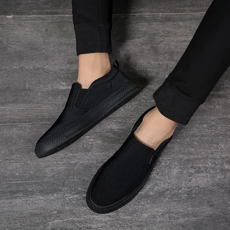A Fairy Tale Of A Pair Of Shoes Anti Slip And Wear Resistant Lightweight Low Top Canvas Shoes Men's-11