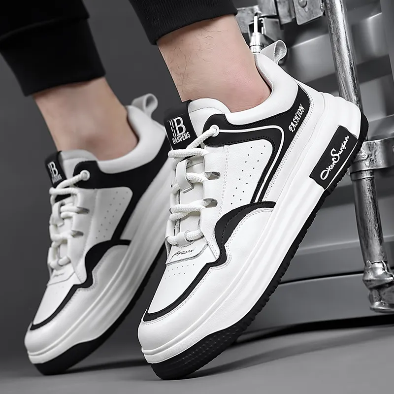A Fairy Tale Of A Pair Of Shoes Low Top Skateboard Shoes Men's White-4