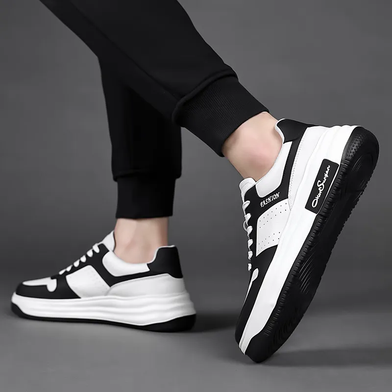 A Fairy Tale Of A Pair Of Shoes Low Top Skateboard Shoes Men's White-6