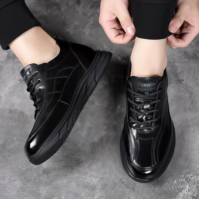 A Fairy Tale Of A Pair Of Shoes Breathable And Wear resistant Low Top Casual Shoes Men's Black-6