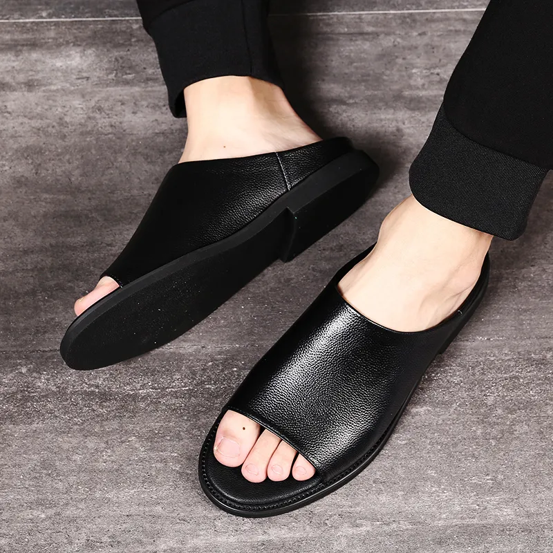 A Fairy Tale Of A Pair Of Shoes Slide Slippers Men's Black-8
