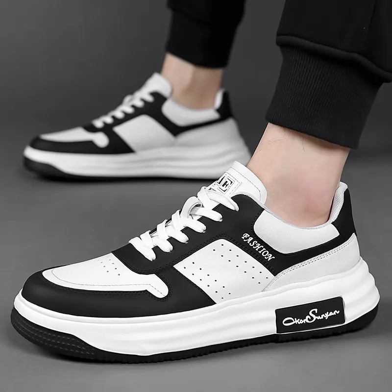 A Fairy Tale Of A Pair Of Shoes Low Top Skateboard Shoes Men's White-4