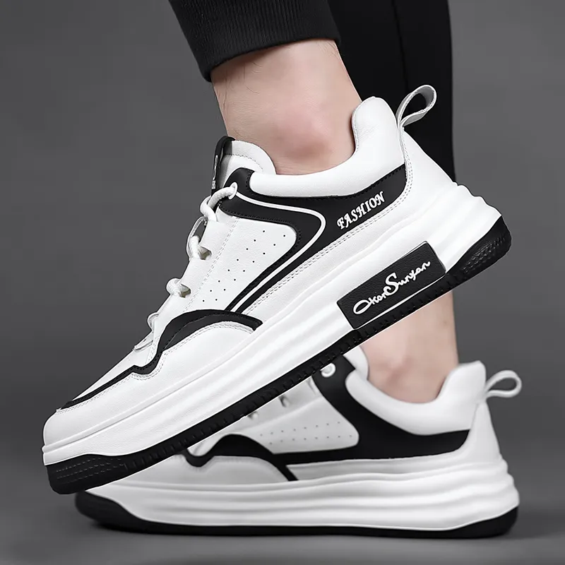 A Fairy Tale Of A Pair Of Shoes Low Top Skateboard Shoes Men's White-7