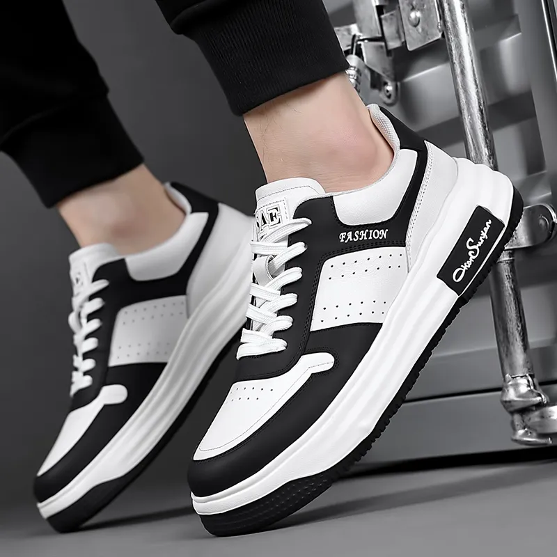 A Fairy Tale Of A Pair Of Shoes Low Top Skateboard Shoes Men's White-3
