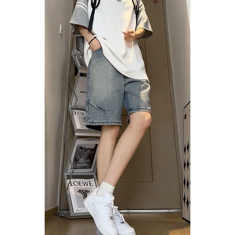 Journey To The West Denim Shorts Unisex-8