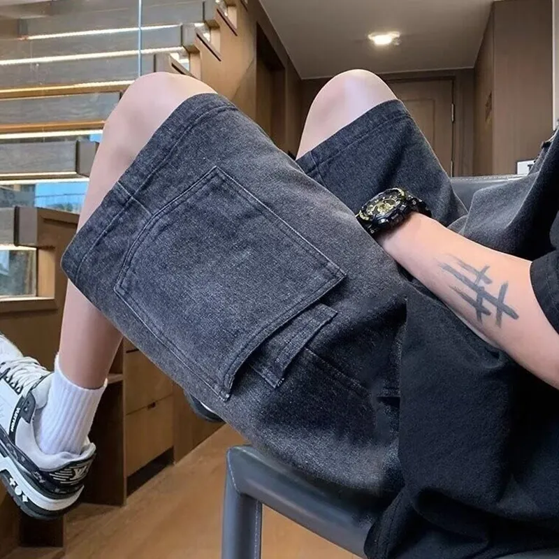 Journey To The West Denim Shorts Unisex-2