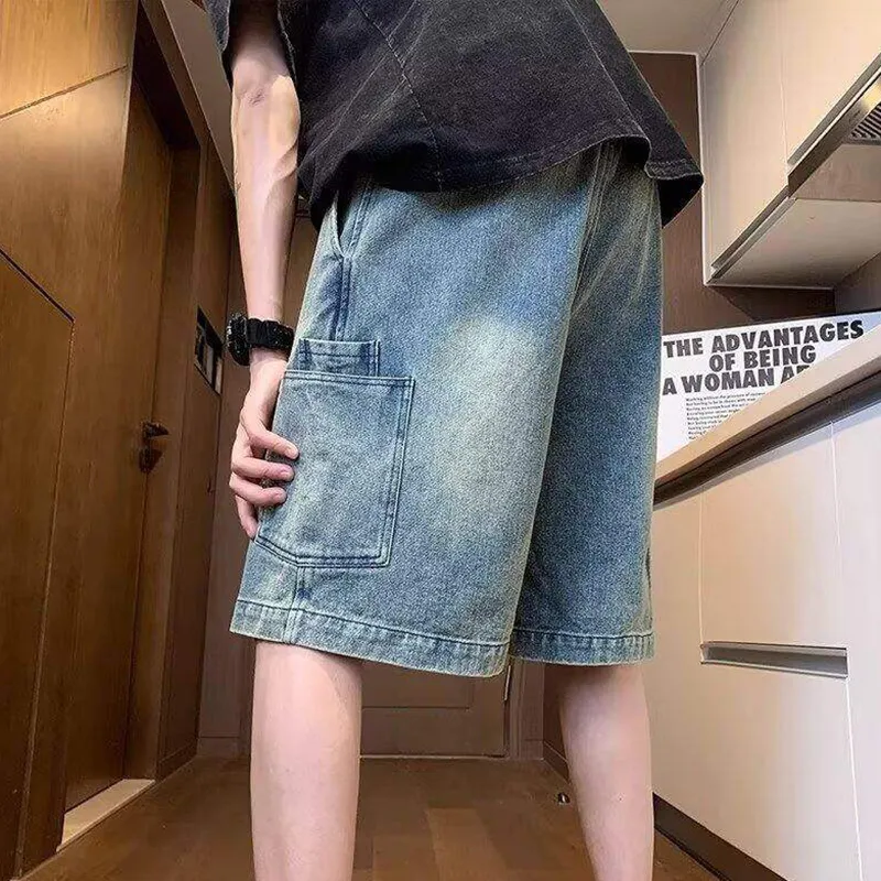 Journey To The West Denim Shorts Unisex-8