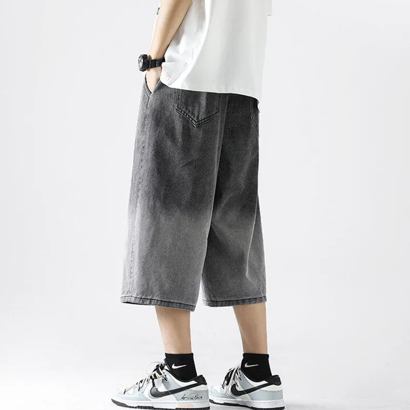 Journey To The West Denim Shorts Unisex-5