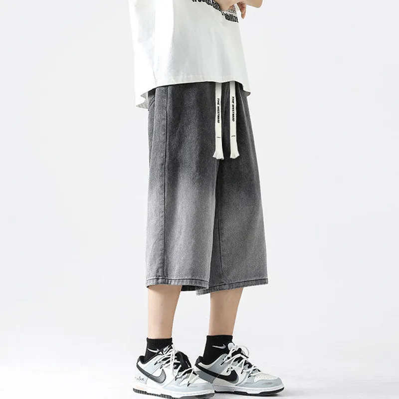Journey To The West Denim Shorts Unisex-4
