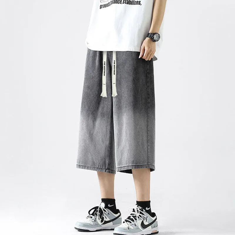 Journey To The West Denim Shorts Unisex-3